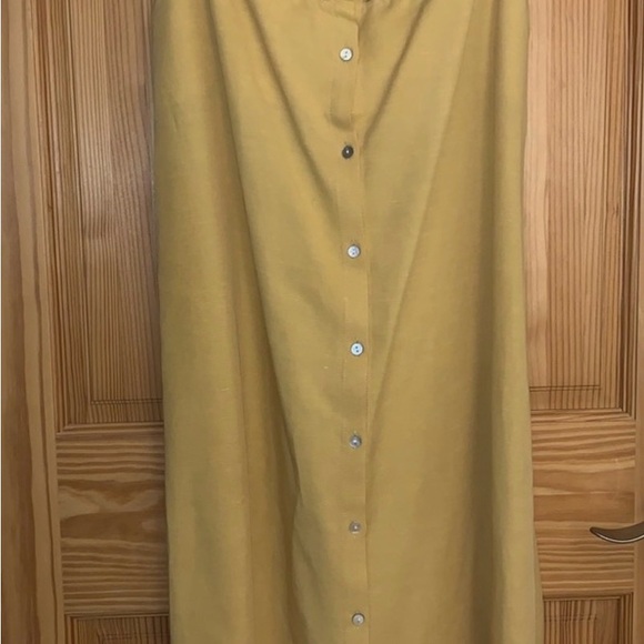 HATCH Yellow Ruffle Midi Dress - Picture 4 of 4